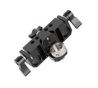 FackLOxc LWS avec Double Pince de Tige de 15 mm pour Moniteur de caméra, Construction en Aluminium, de réglable en Hauteur LWS avec Pince à Double Tige, Broches Anti-Torsion pour de de