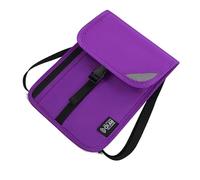 FackLOxc RFIDS Neck Wallet Travel Sachets Passeport Passeport Avec STRAP CROSS-CROSS-FORTH PROTÉCES HIDDENS SCHECH