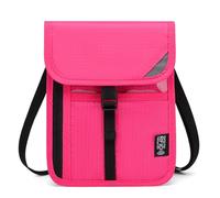 FackLOxc RFIDS Neck Wallet Travel Sachets Passeport Passeport Avec STRAP CROSS-CROSS-FORTH PROTÉCES HIDDENS SCHECH