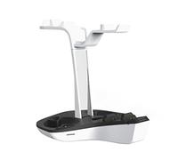 FackLOxc Station de chargement tout-en-un avec lumière LED pour manettes PS VR2/PS5 Base de charge Support de charge