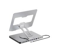 FackLOxc Support pour ordinateur portable et station d'accueil avec 10 ports et rotation à 360 degrés pour bureau et maison PD100W