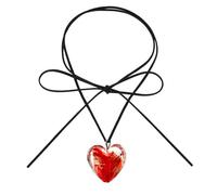 FackLOxc Sweet And Cool Jewelry Novel Simple Love Pendentif Chaîne de clavicule Couleur Réglable Collier Froid