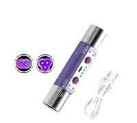 FackLOxc Torche LED compacte Professionnelle Corps en Aluminium Outil d ' éclairage de Haute précision pour Les Voyageurs nettoyants Personnel de sécurité détecteur d ' Argent Lampe de Poche