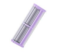 FackLOxc Transparents Powerbanks à Batterie 21700 à 6 Sections avec Affichage numérique et Fonction d ' éclairage de Camping pour Les Aventures en Plein air Alimentation de Crise