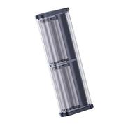 FackLOxc Transparents Powerbanks à Batterie 21700 à 6 Sections avec Affichage numérique et Fonction d ' éclairage de Camping pour Les Aventures en Plein air Alimentation de Crise