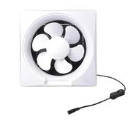 FackLOxc Ventilateur d ' de salle de bains 12V, extracteur de conduit silencieux, ventilateur d ' échappement pour l ' élimination de l ' humidité à la maison