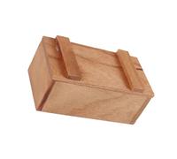 FackLOxc Vitrine en Bois compacte polie, Excellente pour présenter de Petits modèles et des Miniatures de Maison, Accessoires de Maison modèle en Bois