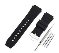 FACLE Bracelet de montre de rechange en silicone pour montre Casio PRG-80 PAG-80 PRW-1000 PRW-1100 - Pour sports de plein air - Noir