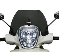 Faco Pare-brise bas fumé foncé pour Piaggio Beverly 125 300 350 2010/2019