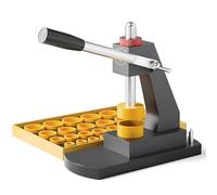 FAcoLL Watch Case Press Machine, Watch Press Tool Set avec 29 moules et poignée Ergonomique, Kit de Retrait des Liens d'outil de Remplacement de la Bande de montée