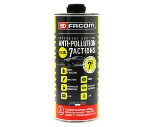 FACOM 006070 Détergent Système Anti-Pollution Diesel 7 en 1 - Nettoyant Injecteurs, EGR, Turbo & FAP - Formule Pro 1L