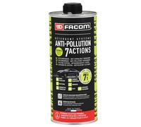 FACOM 006071 Détergent Système Anti-Pollution Essence 7 en 1 - Pompe d'injection, injecteurs, conduits d'admission, EGR, catalyseur d'oxydation- Formule Pro 1L