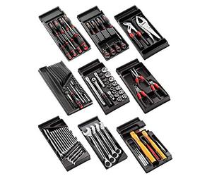Facom 105 pièces Module Kit d'outils en plateaux de rangement pour jet Systèmes de rangement