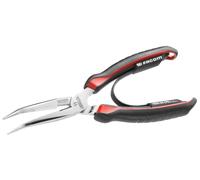 Facom Pince demi-ronde 183A.20CPE bec long effilé Rouge/Noir 200 mm