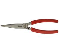 Facom Pince 185A.20G à becs ronds, poignée en PVC sculptée, Rouge 200 mm