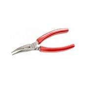 FACOM 195A.16G Demi-Ronde bec court pince avec poignée en PVC sculptée, Rouge, 160 mm