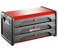 Facom 3 Tiroirs Boîte à outils bi-matière, Métal, 3 Compartiments, Moyen