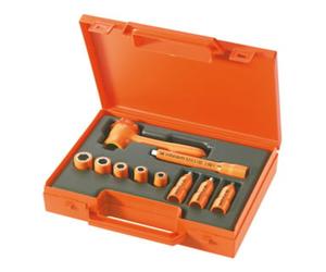 Facom Assortiment Facom 1/4" - éléments d'entraînement ouille 12 pans liquet réversible isolée jusqu'à 1000 V Boîtier plastique, 10 pcs. Quantité:1