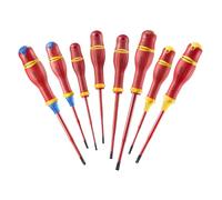Facom ATB.J8TVE - Jeu de 8 TOURNEVIS PROTWIST® SLIM BORNEO® isolés 1000V pour empreintes mixtes