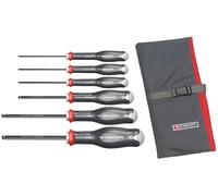 Facom Jeu de 6 tournevis ATWSH.JT6 PROTWIST® – 6 pans émmanchés, tête sphérique