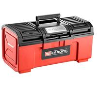 FACOM - Boîte à Outils Vide en Plastique 19"- BP.C19N - Caisse d'Outillage avec Fermeture Automatique Métallique - 2 Compartiments de Rangement - Poignée Rétractable - Plateau Amovible - Capacité 25Kg