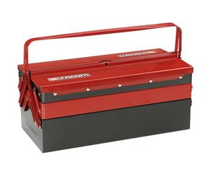 Facom BT.11A Boîte à Outils avec 5 Compartiments 47 cm Rouge/Noir | Boîte à outils métallique - 5 compartiments - Facom