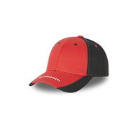 Facom Casquette Homme Ajustable, Casquette de Travail, Protection et Bricolage, Taille TU - Noir/Rouge