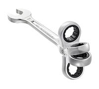 Facom Clé mixte à cliquet articulée métrique Argent 11 mm