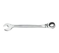 FACOM Clé mixte à cliquet plate compacte et réversible par levier - 18 mm - longueur 208 mm