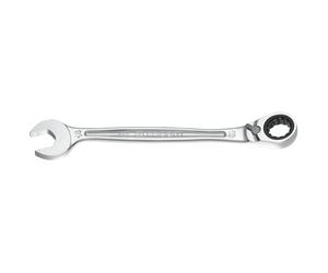 FACOM Clé mixte à cliquet plate compacte et réversible par levier - 21 mm - longueur 287 mm