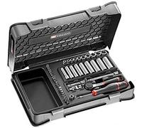 Coffret clé à cliquet + douilles longues 1/4'' FACOM R.2BLPB