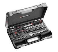 Coffret de douilles 1/4" et 1/2" 6 pans métriques (56 pcs) - FACOM RS.161-2