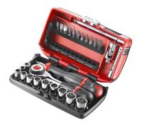 Coffret de douilles et embouts FACOM - 1/4 - 12 pans - 28 pcs - R.360NANO-U112