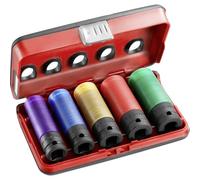 Facom – Jeu de douilles à chocs NSI.5LPB renforcées 5 pièces Propulseur 1/2 (12,5 mm)
