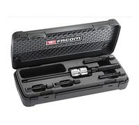 FACOM - Composition Mécanique Extracteur de Roulement Diamètre 6,5-18mm - U.49PJ3 - Arrache Rotule Matériau Robuste et Durable - Inclus 4 Pinces, Masse à Inertie, Coffret Plastique et Plateau