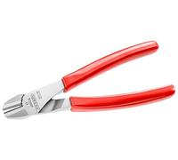 Facom Pince coupante diagonale 192A.18G – 180 mm, poignée PVC sculptée rouge