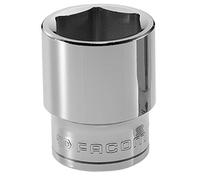 FACOM - Douille 1/2" 6 Pans Métriques 25mm - S.25H - Profil OGV - Protège les Vis et Dévisses Arrondies - Convient à un Usage Professionnel - Matériau Durable de Qualité