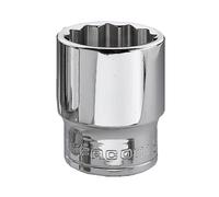 Facom Douille Bi Hexagonale 24Mm 3/8In Drive Finition Chromée FCMJ24