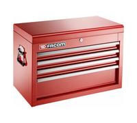 Facom Métallique 4 Tiroirs Coffre a Outils, 4 Compartiments, Large