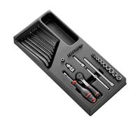 Facom Facom Clé à douille modulaire 1/4" R.161B 32 pièces Quantité:1