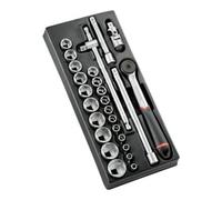 Facom Facom Ensemble de clés à douille 1/2", 26 pièces Modul Quantité:1