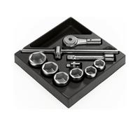 Facom Facom Ensemble de clés à douille modulaires 3/4 6 pans 10 pièces Quantité:1