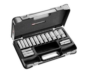 Facom Facom Jeu de clés à douille 1/2", long, 16 pièces Quantité:1