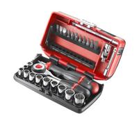 Facom Facom Jeu de clés à douille 1/4" 6 pans, 28 pcs Quantité:1