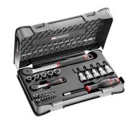 Facom Facom Jeu de clés à douille 1/4" et 1/2", 26 pièces Quantité:1