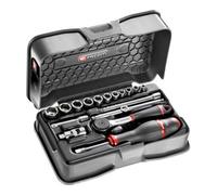 Facom Facom Jeu de clés à douille 1/4 R.161B, 17 pièces Quantité:1