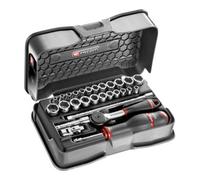 Facom Facom Jeu de clés à douille 1/4 R.161B, 34 pièces Quantité:1