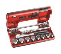 Facom Facom Jeu de clés à douille 3/8" D-Box, 18 pièces Quantité:1