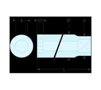 FACOM R.11/32E Douille 1/4' 12 Pans De 11/32