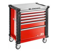 Facom – Servante d'atelier JET.6M4A – 6 tiroirs, 4 modules par tiroir – Rouge